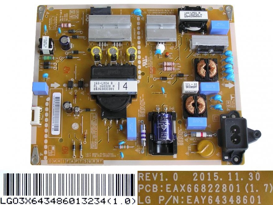 LCD modul zdroj EAY64348601 / SMPS EAY64348601 - Kliknutím na obrázek zavřete