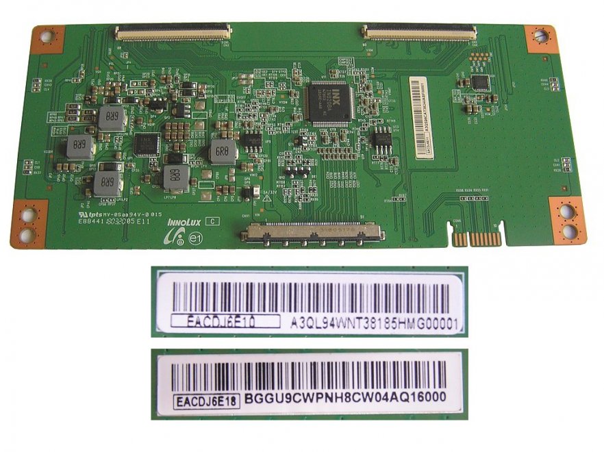 LCD modul T-CON EACDJ6E10 / T-con board Innolux 94V-0E88441 T17 / EACDJ6E10 / LG HC500DQN-VKUL9-A14X - Kliknutím na obrázek zavřete
