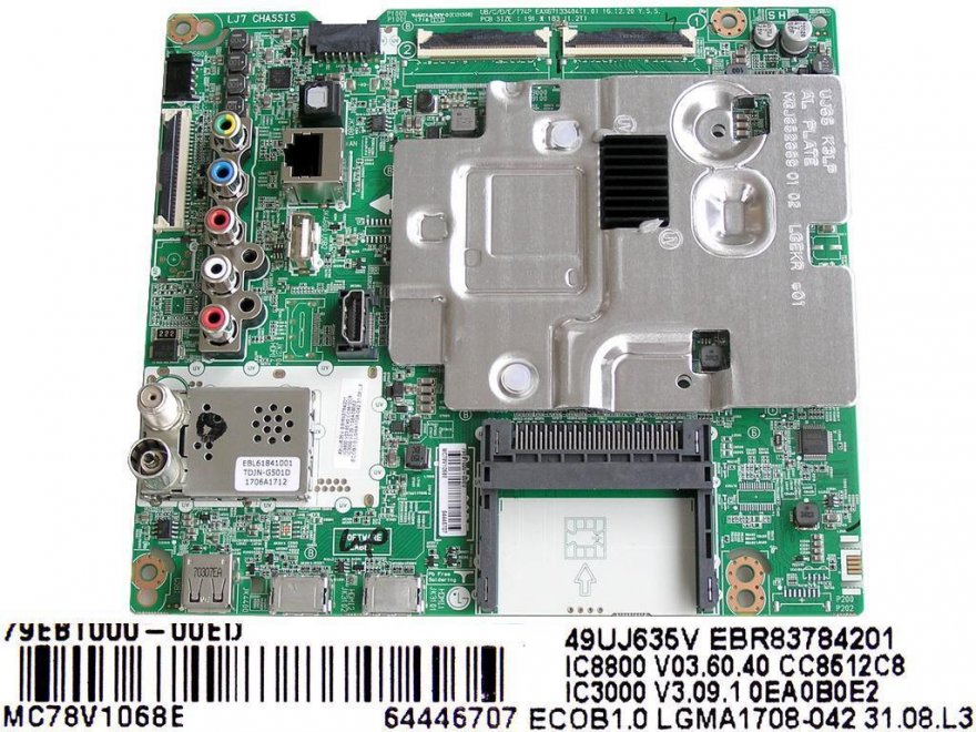LCD modul základní deska EBT64446707 / main board EBR83784201 / EBU64399001 - Kliknutím na obrázek zavřete