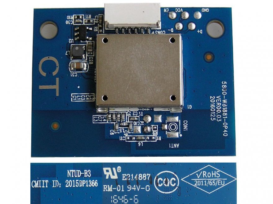LCD LED modul WiFi NTUD-B3 / Network WIFI module 5800-W81881-0P40 - Kliknutím na obrázek zavřete