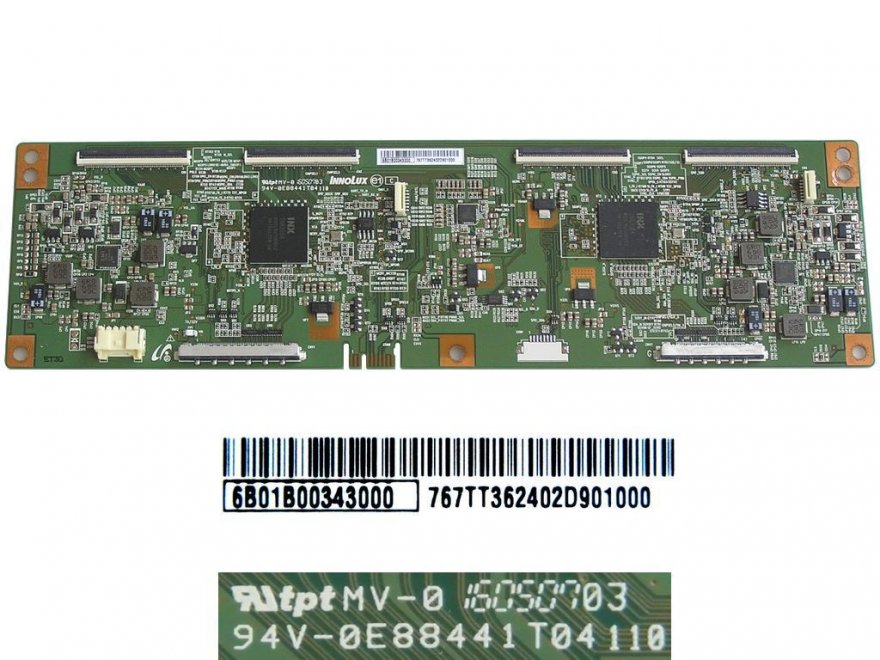 LCD modul T-CON 6B01B00343000 / T-con board Innolux 94V-0E88441T04110 / 767TT362402D901000 - Kliknutím na obrázek zavřete