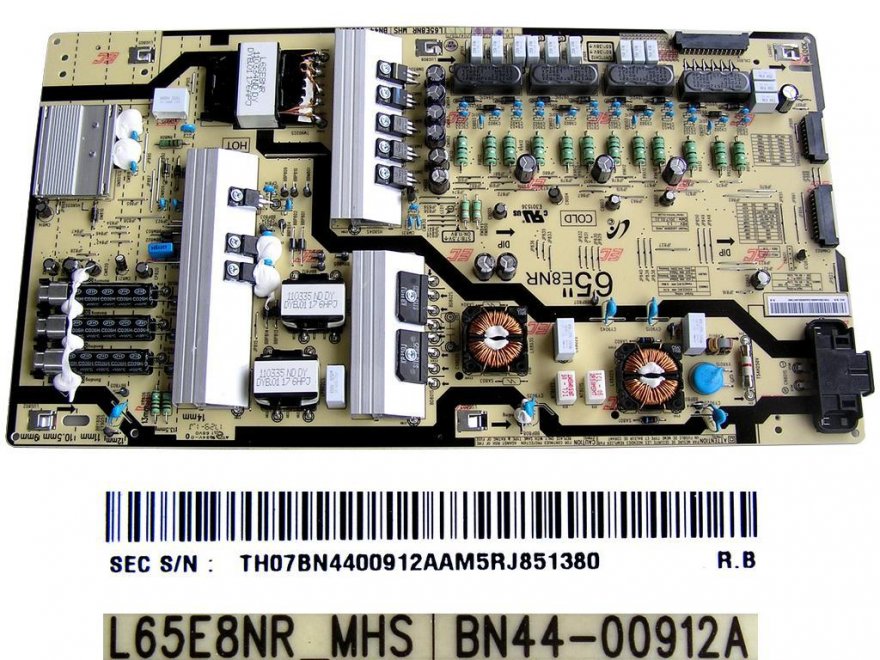 LCD modul zdroj BN44-00912A / Power board L65E8NR_MHS / BN4400912A - Kliknutím na obrázek zavřete