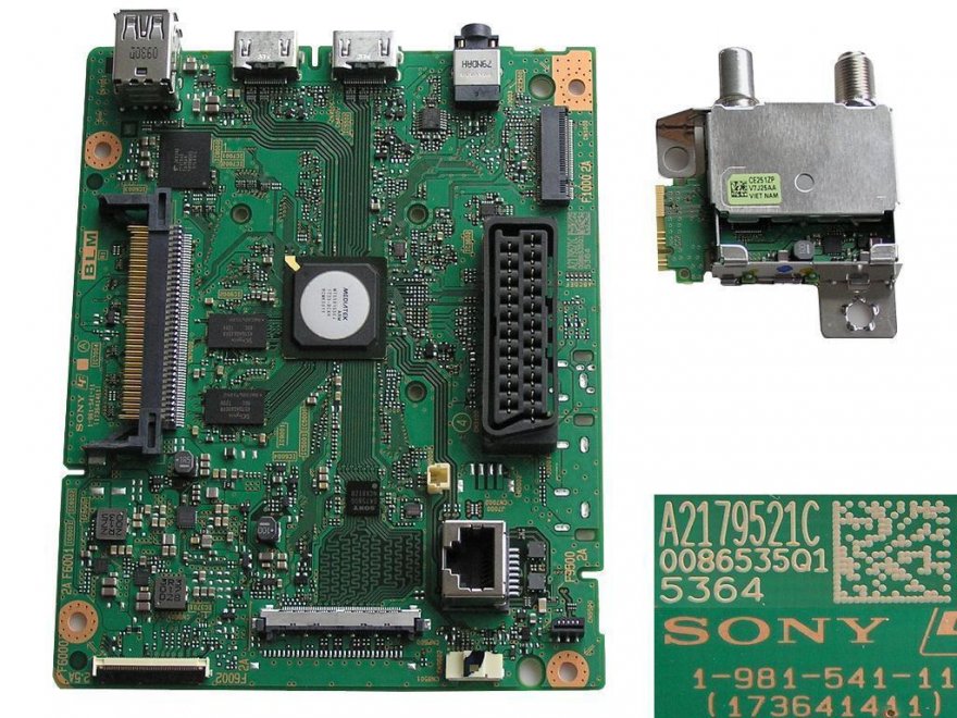 LCD modul základní deska 1-981-541-11 / Main board Sony 173641411 / A2179521C - Kliknutím na obrázek zavřete