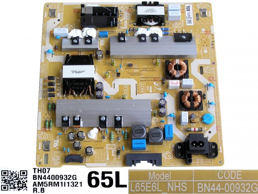 LCD modul zdroj BN44-00932G / SMPS board L65E6L_NHS / BN4400932G - Kliknutím na obrázek zavřete