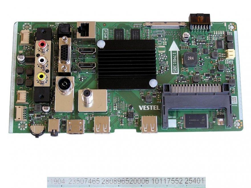 LCD modul základní deska 17MB130S / Main board 23507465 Hitachi 65WHL7000 / V18H00442 - Kliknutím na obrázek zavřete