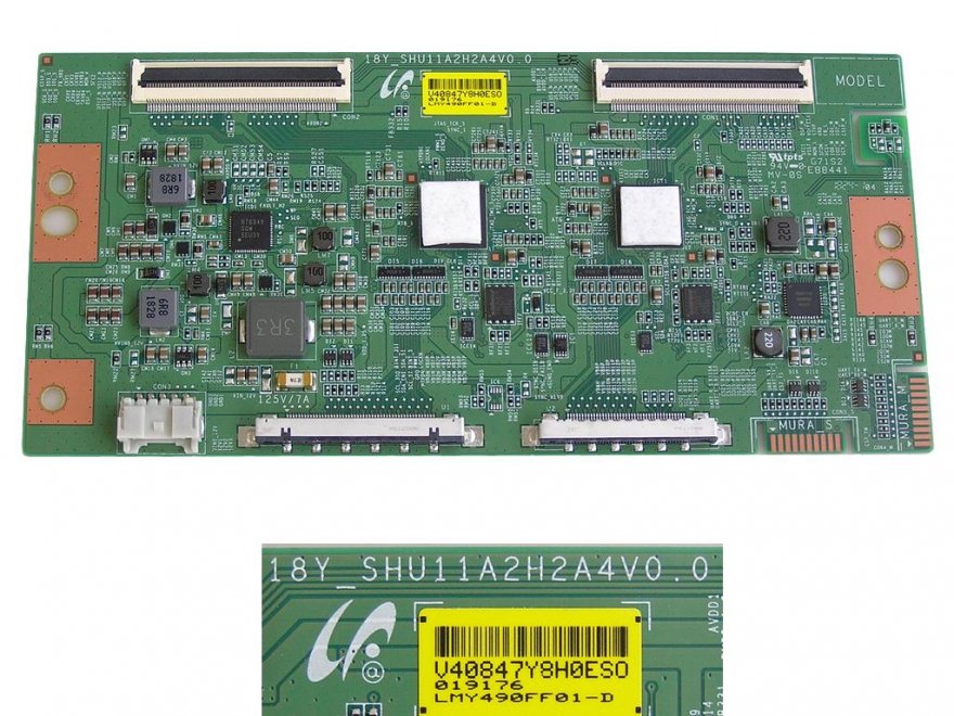 LCD modul T-CON LMY490FF01-D / TCON board 18Y_SHU11A2H2A4V0.0 - Kliknutím na obrázek zavřete