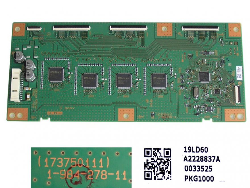 LCD modul T-CON 1-984-278-11 / T-CON board 173750111 / A2228837A - Kliknutím na obrázek zavřete
