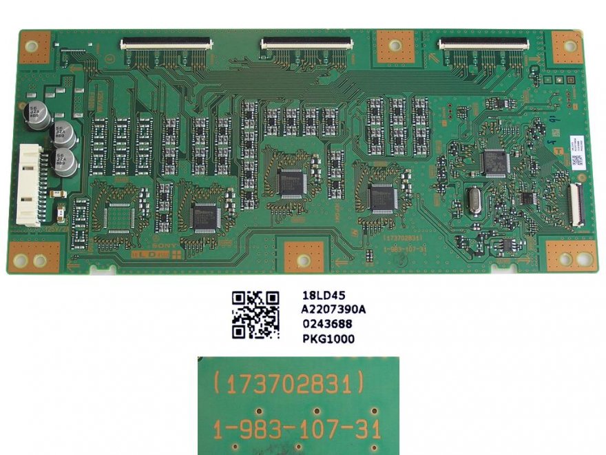 LCD modul T-CON 1-983-107-31 / T-CON board 18LD45 / 173702831 / A2207390A - Kliknutím na obrázek zavřete