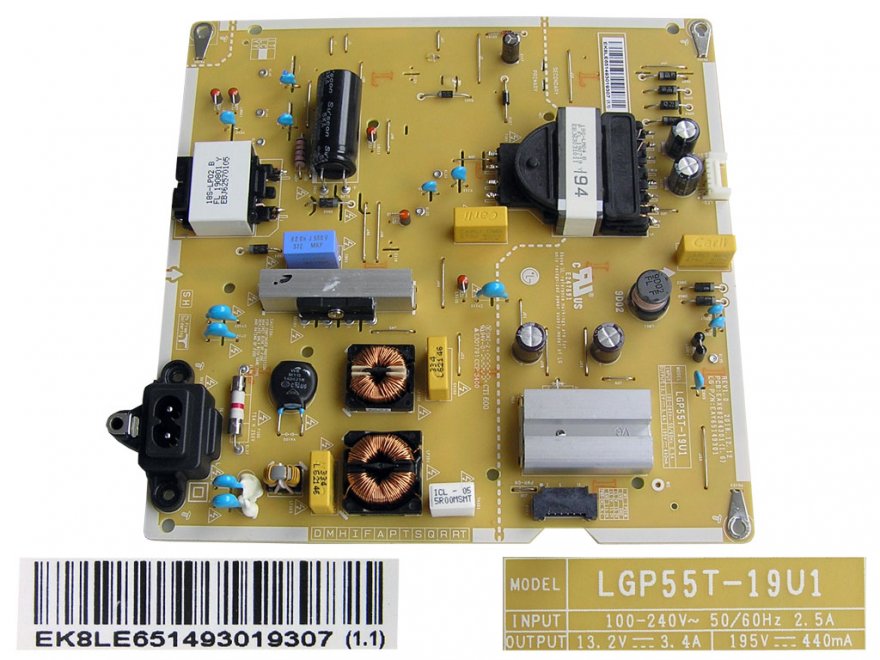 LCD modul zdroj EAY65149301 / Power supply assembly LGP55T-19U1 / EAY65149301 - Kliknutím na obrázek zavřete