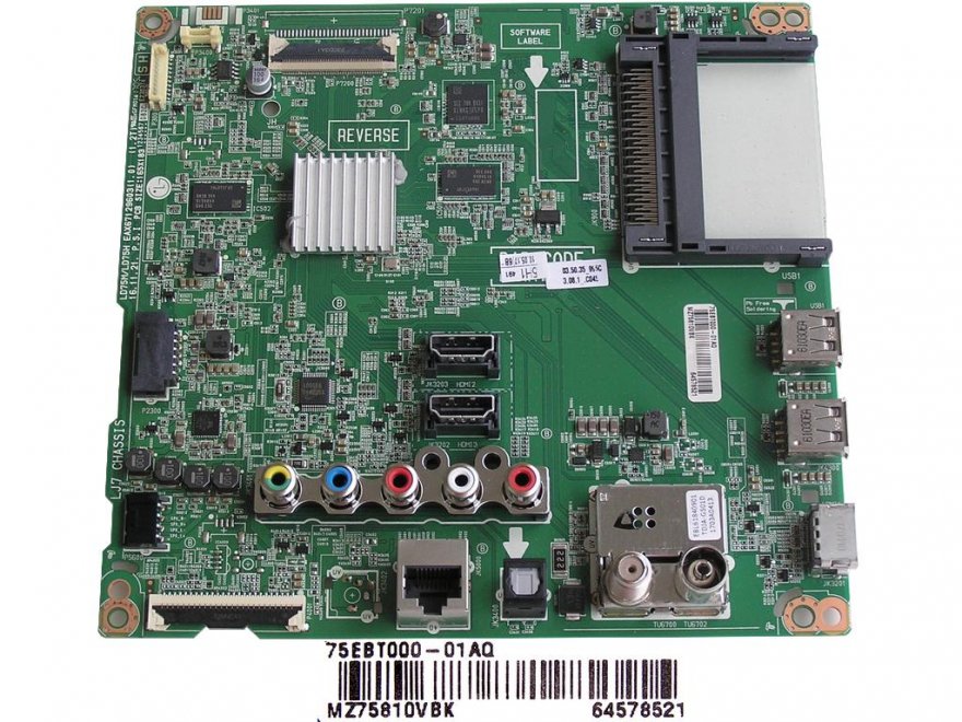 LCD modul základní deska EBT64578521 / Main board EBU64031501 - Kliknutím na obrázek zavřete
