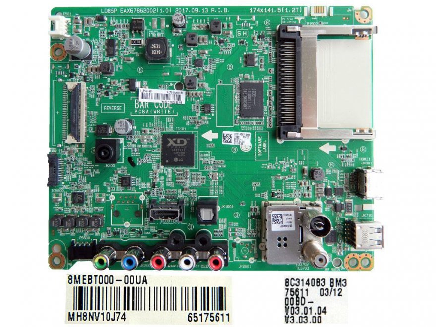 LCD modul základní deska EBT65175611 / main board EBU64686606 - Kliknutím na obrázek zavřete
