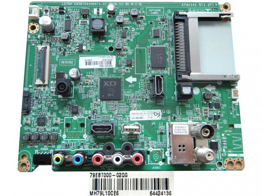 LCD modul základní deska EBT64424136 / assy main board EBU64088605 - Kliknutím na obrázek zavřete