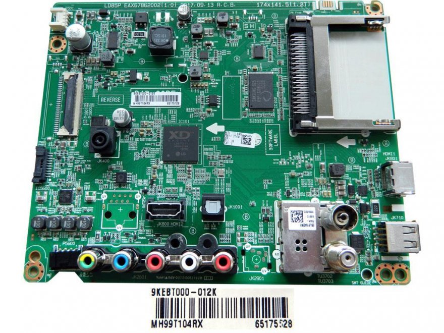 LCD modul základní deska EBT65175528 / assy main board EBU64686614 - Kliknutím na obrázek zavřete