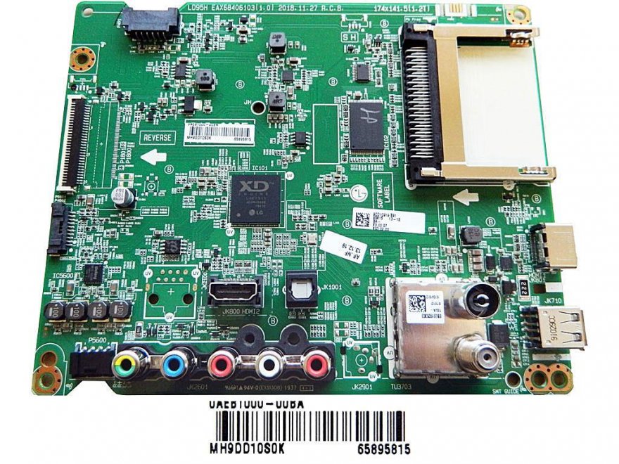 LCD modul základní deska EBT65895815 / Main board EBU65655901 - Kliknutím na obrázek zavřete