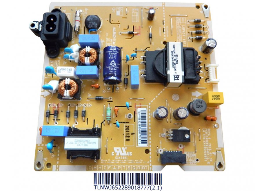 LCD modul zdroj EAY65228901 / Power supply assembly LGP43T-19F1 / EAY65228901 - Kliknutím na obrázek zavřete