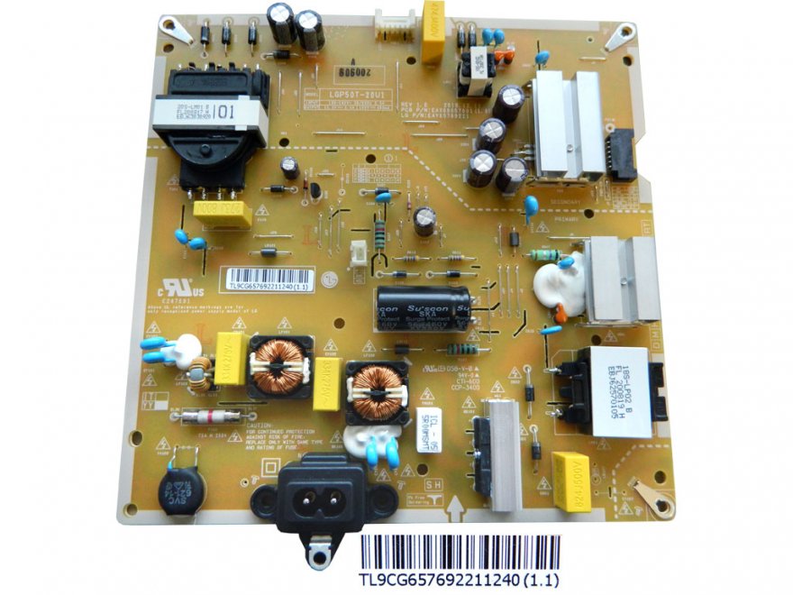 LCD modul zdroj EAY65769221 / Power supply assembly LGP50T-20U1 / EAY65769221 - Kliknutím na obrázek zavřete