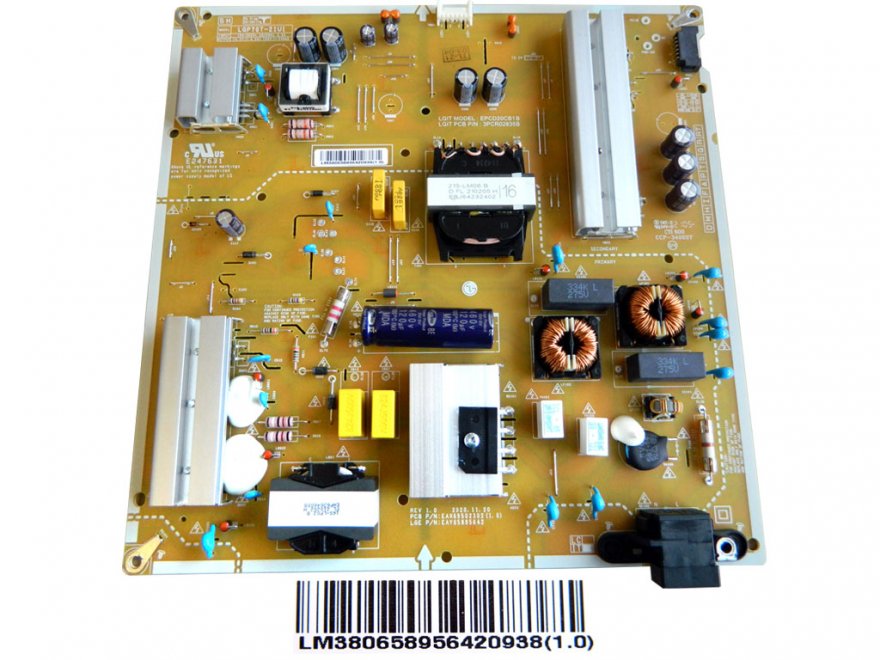 LCD modul zdroj EAY65895642 / Power supply board LGP70T-21U1 / EAY65895642 - Kliknutím na obrázek zavřete