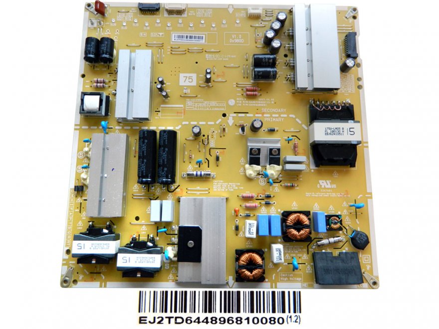 LCD modul zdroj EAY64489681 / Power supply board LGP75-17UH12 / EAY64489681 - Kliknutím na obrázek zavřete