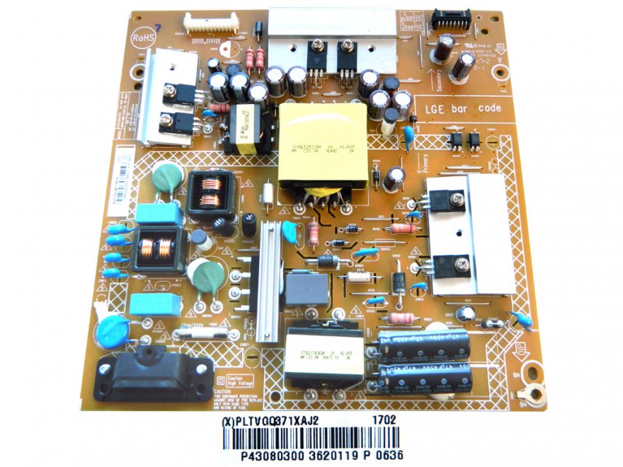 LCD modul zdroj PLTVGQ371XAJ2 / Power supply board 715G7574-P01-W07-0H2H / PLTVGQ371XAJ2 - Kliknutím na obrázek zavřete