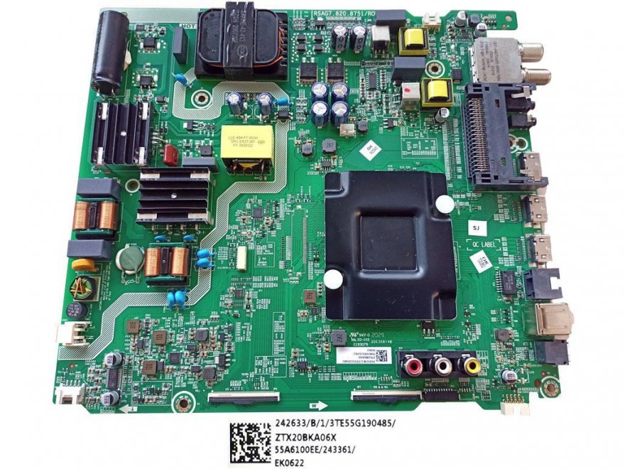 LCD modul základní deska Hisense H55B7100 / main board HT242633 55A6100EE 243361 / EK0622 - Kliknutím na obrázek zavřete