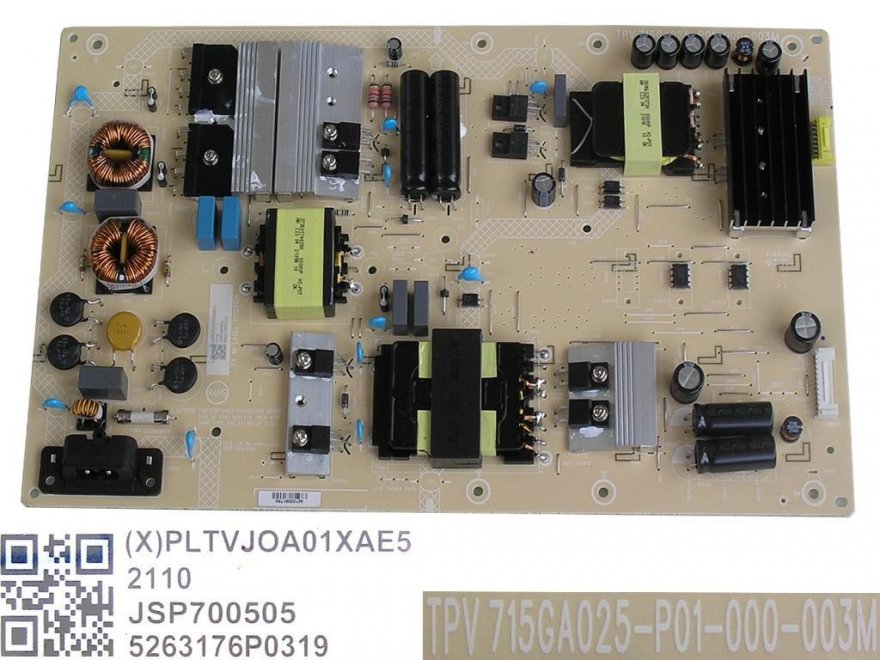 LCD modul zdroj Philips PLTVJOA01XAE5 / SMPS power supply board 715GA025-P01-000-003M - Kliknutím na obrázek zavřete