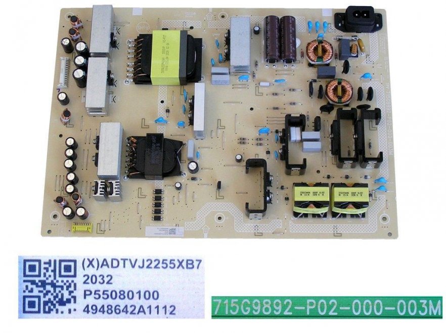 LCD modul zdroj Philips ADTVJ2255XB7 / SMPS power supply board 715G9892-P02-000-003M - Kliknutím na obrázek zavřete