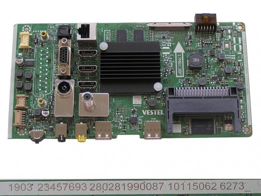 LCD modul základní deska 17MB130P / Main board 23457693 GOGEN TVU43V298STWEB - Kliknutím na obrázek zavřete