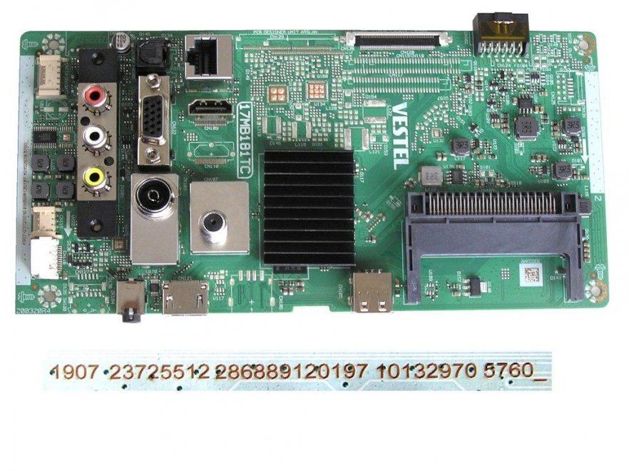 LCD modul základní deska 17MB181TC / Main board 23725512 HYUNDAI FLM40TS250SMART - Kliknutím na obrázek zavřete