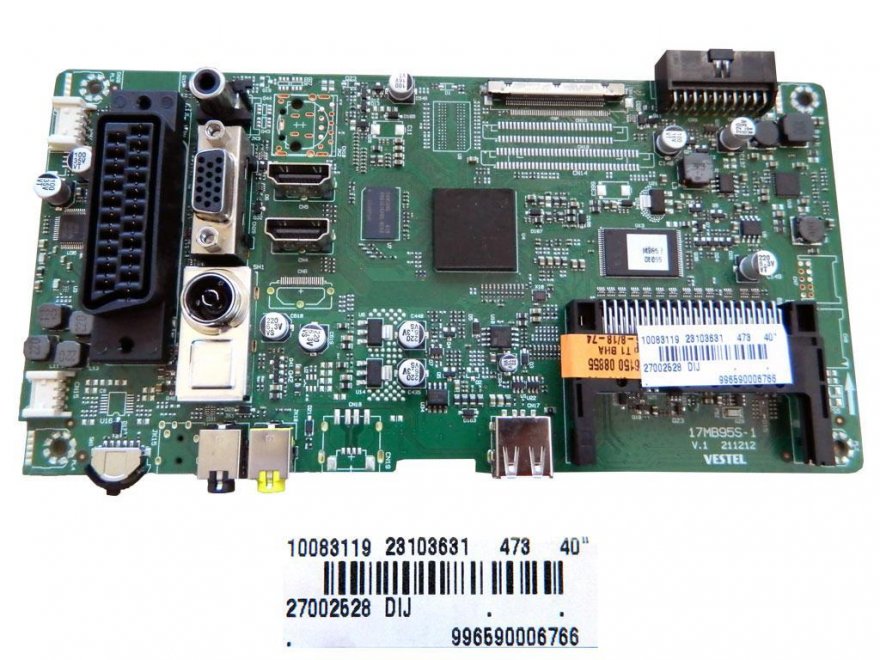 LCD LED modul základní deska 17MB95S-1 / Main board assy Vestel 23103631 - Kliknutím na obrázek zavřete