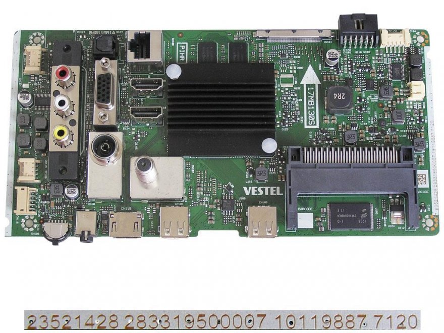 LCD modul základní deska 17MB130S / Main board 23521428 JVC LT-75VU83L - Kliknutím na obrázek zavřete