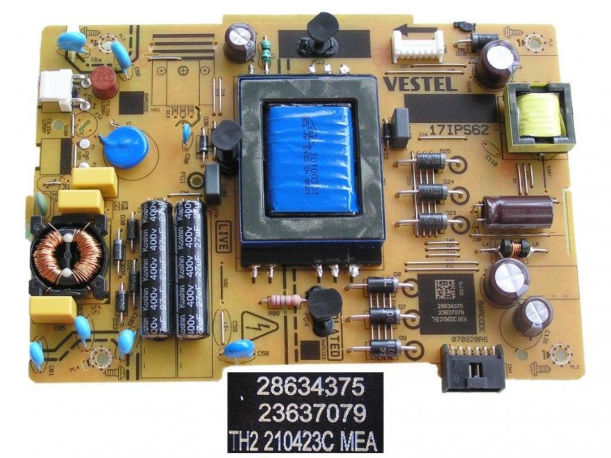 LCD modul zdroj 17IPS62 / SMPS POWER BOARD Vestel 23637079 - Kliknutím na obrázek zavřete