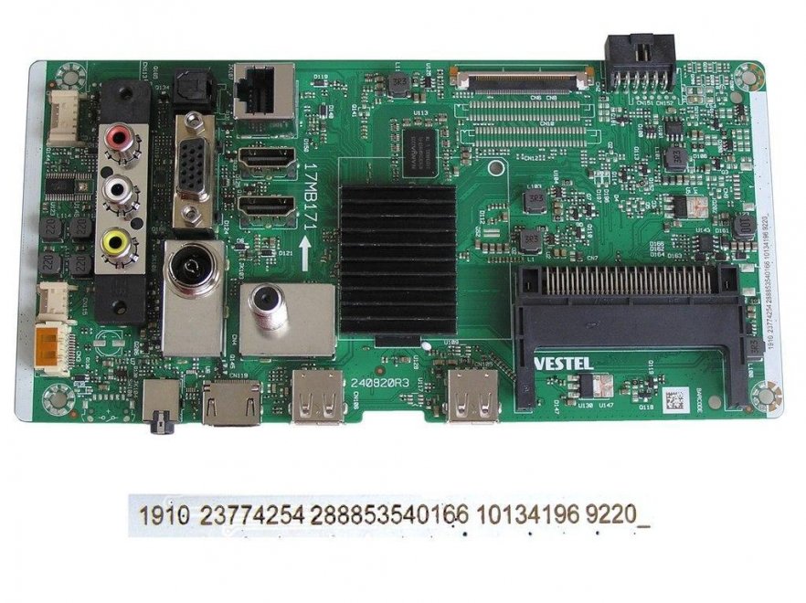 LCD modul základní deska 17MB171 / Main board 23774254 JVC LT-32VAF3035 - Kliknutím na obrázek zavřete