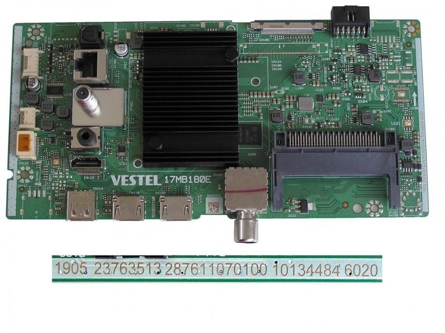 LCD modul základní deska 17MB180E / Main board 23763513 JVC LT-65VU3105 - Kliknutím na obrázek zavřete