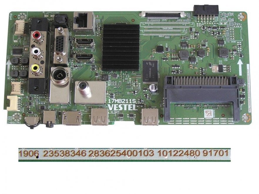 LCD modul základní deska 17MB211S / Main board 23538346 Toshiba 32LL2A63DG - Kliknutím na obrázek zavřete
