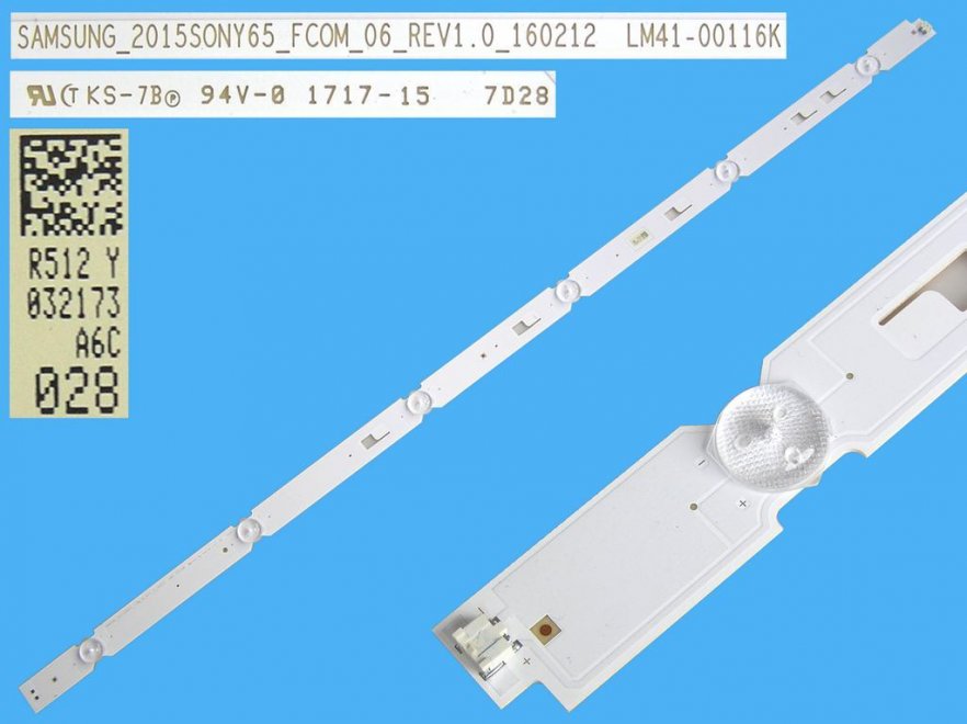 LED podsvit 710mm, 6LED / DLED Backlight 710mm - 6 D-LED, LM41-00116K, 2015SONY65_FCOM_06, 032173 - Kliknutím na obrázek zavřete