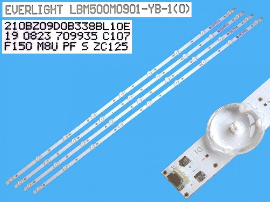 LED podsvit sada Philips 50" celkem 4 pásky 970mm / LED Backlight Assy 705TLB50B338BL10EA / LBM500M0901-YB-1 - Kliknutím na obrázek zavřete