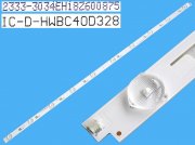 LED podsvit 808mm, 10LED / LED Backlight 808mm - 10 D-LED, IC-D-HWBC40D328 / E334789