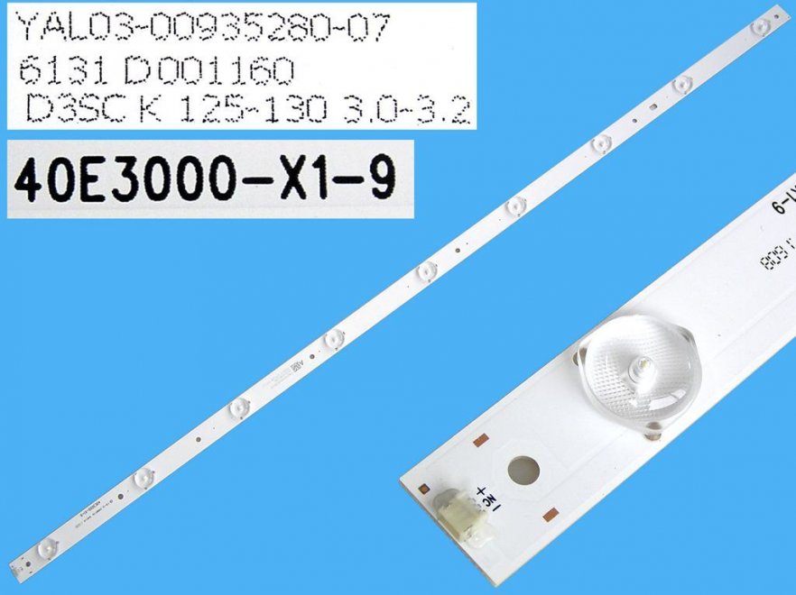 LED podsvit 798mm, 9LED / LED Backlight 798mm - 9 D-LED, 40E3000-X1-9 - type A - Kliknutím na obrázek zavřete