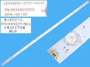 LED podsvit 810mm, 12LED / LED Backlight 810mm - 12 D-LED, LED40D12-ZC14-04A / 30340012203