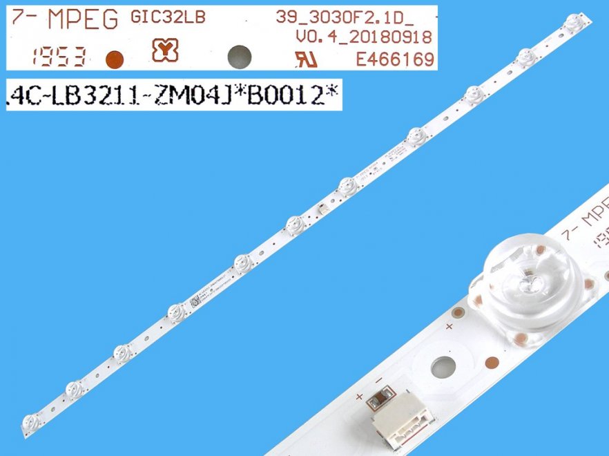 LED podsvit 590mm, 11LED / LED Backlight 590mm - 11 D-LED, 4C-LB3211-ZM04J / GIC32LB39_3030F2.1D - Kliknutím na obrázek zavřete