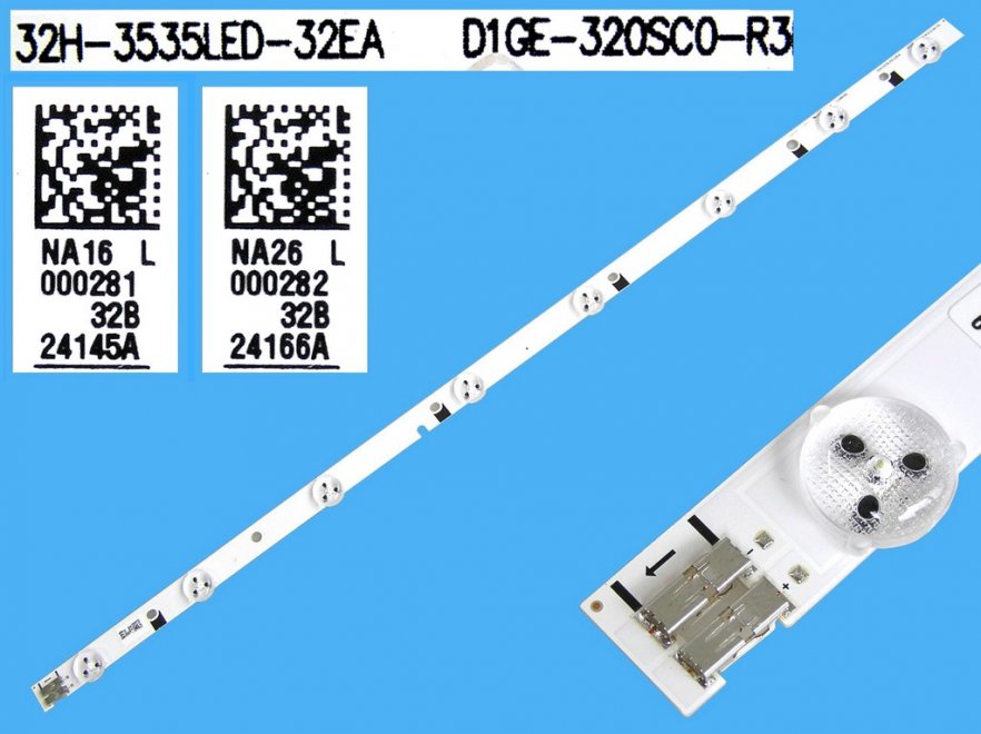 LED podsvit 580mm, 8 LED / LED Backlight 580mm - 8 D-LED BN96-24145A / 32H-3535LED-32EA / D1GE-320SC0-R3 / BN96-24166A - Kliknutím na obrázek zavřete