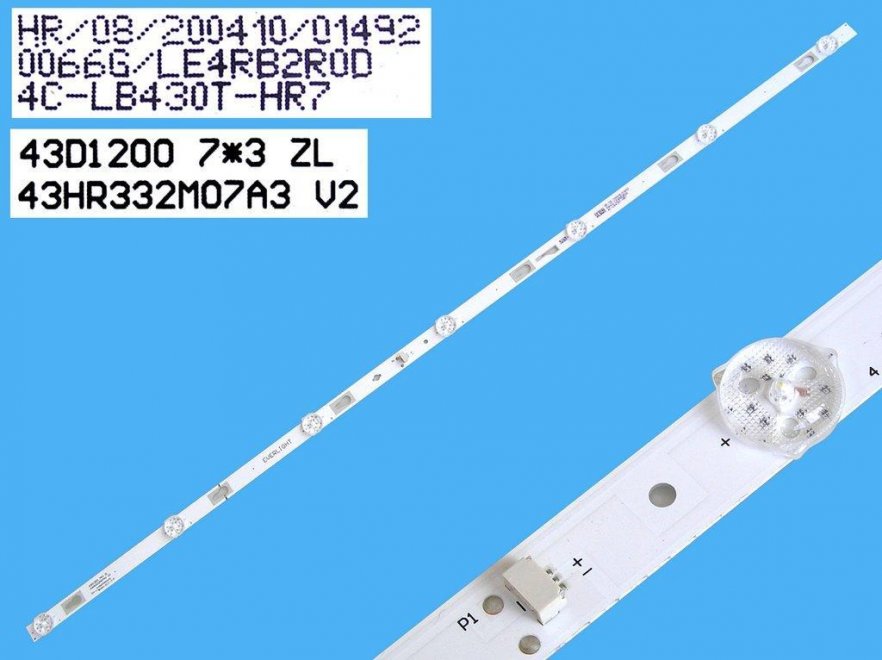 LED podsvit 800mm, 7LED Thomson 43D1200 / DLED ARRAY 43HR332M07A3 V2 / 4C-LB430T-HR7 / LE4RB2R0D - Kliknutím na obrázek zavřete
