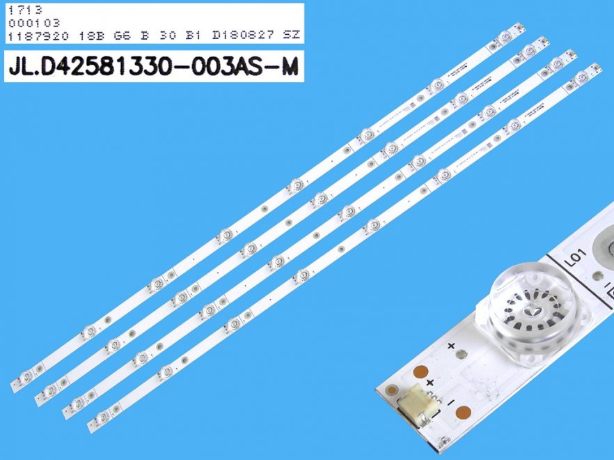 LED podsvit 780mm sada Hisense D42581330 celkem 4 kusy / LED Backlight 780mm JL.D42581330-003AS-M - Kliknutím na obrázek zavřete