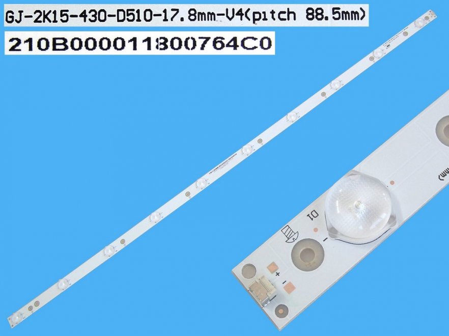 LED podsvit 842mm, 10LED / LED Backlight 842mm - 10 D-LED GJ-2K15-430-D510-18.8mm-V4 / 11800764-C0 - Kliknutím na obrázek zavřete
