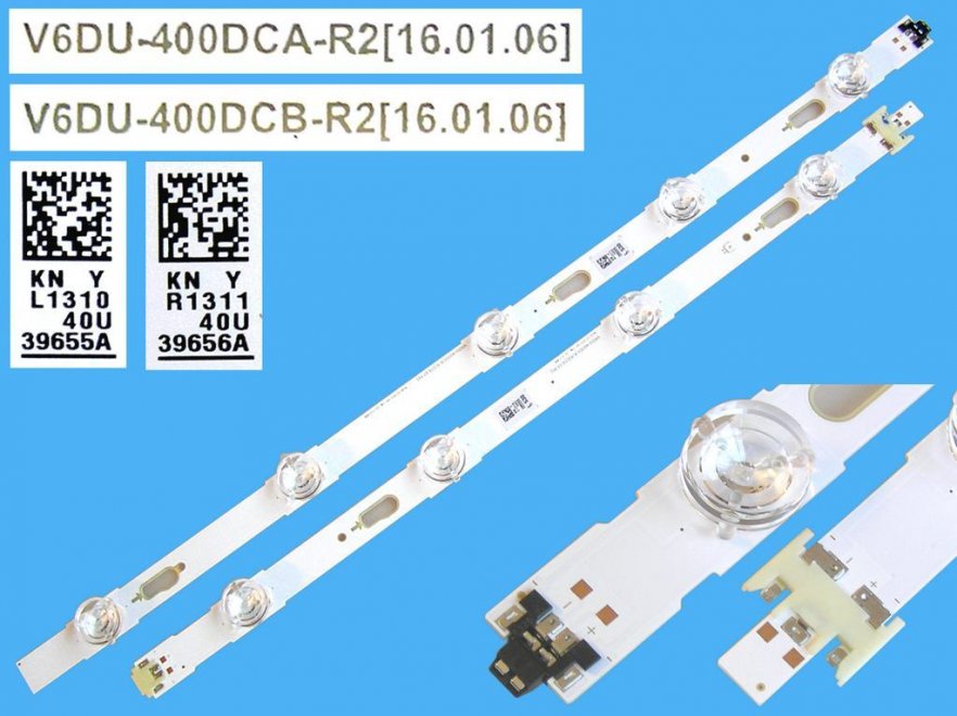 LED podsvit 813mm sada SAMSUNG BN96-39655A plus BN96-39656A / LED Backlight 813mm - 9 D-LED - Kliknutím na obrázek zavřete