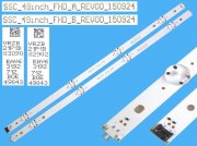 LED podsvit 995mm, 8LED sada LG 49LH51/LH57-FHD-A plus 49LH51-FHD-B / D-LED Backlight 995mm SSC-49inch-FHD