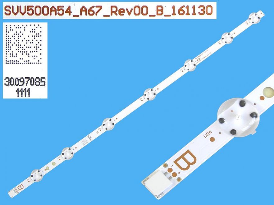 LED podsvit 454mm, 7LED / LED Backlight 454mm - 7DLED, 30097085, SVV510A54_A67_Rev00_B_161130 B-Type - Kliknutím na obrázek zavřete