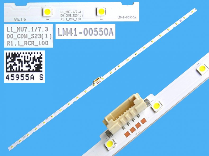 LED podsvit EDGE 435mm / LED Backlight edge 435mm - 23 LED BN96-45955A / LM41-00550A / L1-NU7.1/7.3 DO-CDM-S23 R1.1-RCR-100 - Kliknutím na obrázek zavřete