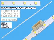 LED podsvit EDGE 532mm / LED Backlight edge 532mm - 38 LED BN96-45953B / AOT_49_NU7300_NU7100_2X38_3030Cd6t-2d1_19S2P