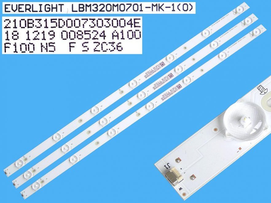 LED podsvit sada Philips 210B315D007303004E 3 pásky 615mm / DLED TOTAL ARRAY 996598003615 / LBM320M0701-MK-1 - Kliknutím na obrázek zavřete